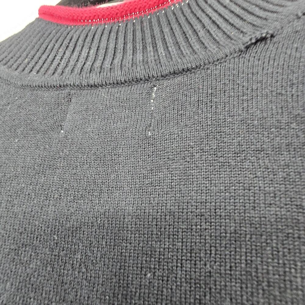 Banana Republic Gold Metallic Alpaca Wool Sweater Womens MED Holiday Minimalist - Picture 6 of 10